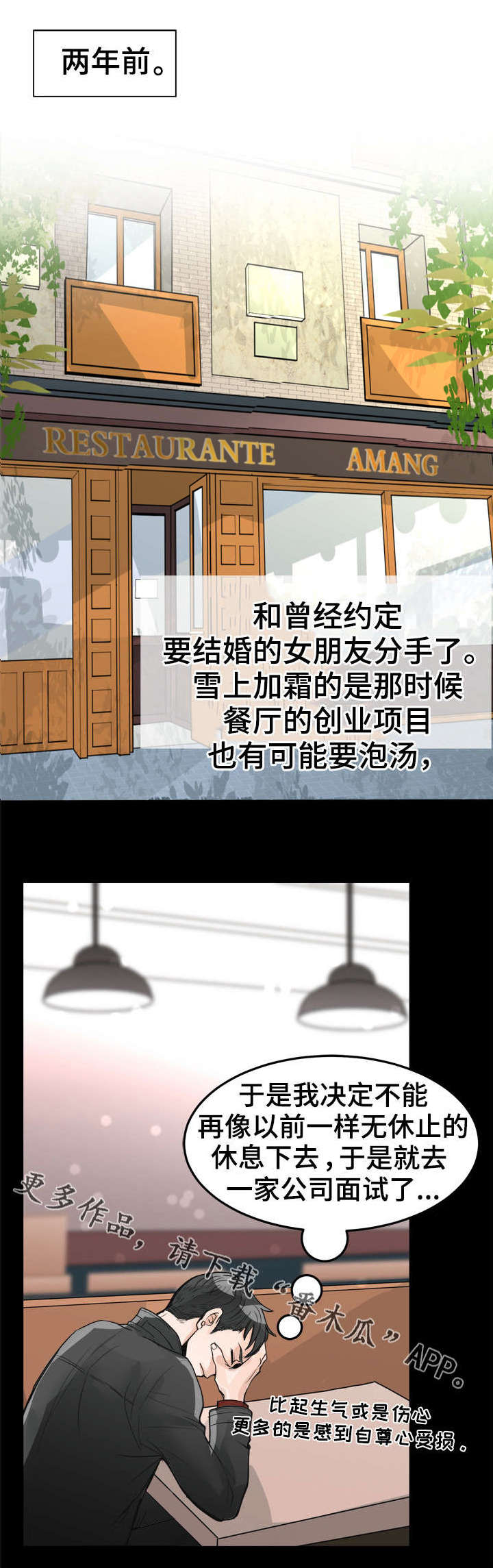 天生搭配漫画,第15章：两年前1图