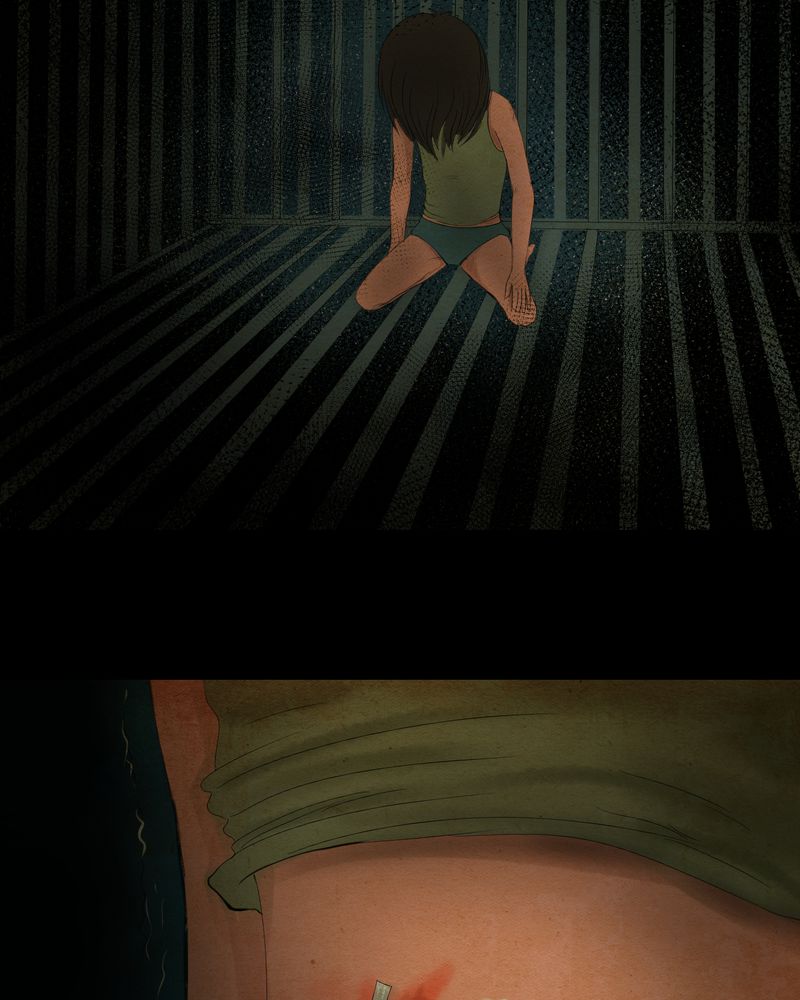 あけいろ怪奇谭漫画,第17章：半月人（中）4图