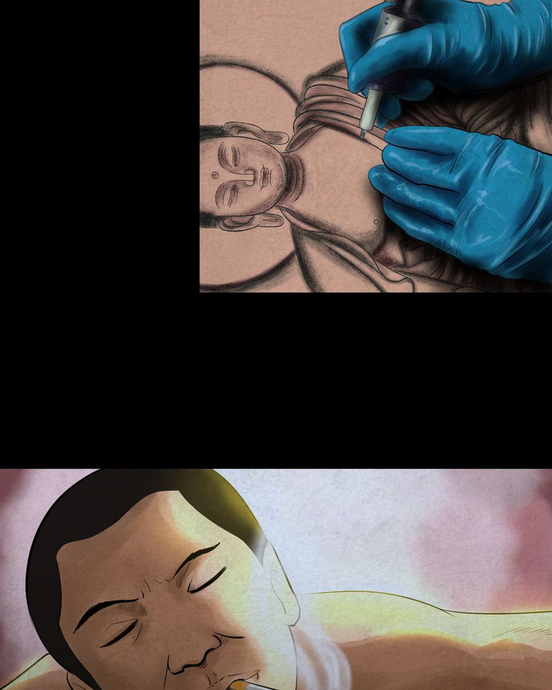 怪谭奇谈幻影怎么样漫画,第43章：纹身（上）4图