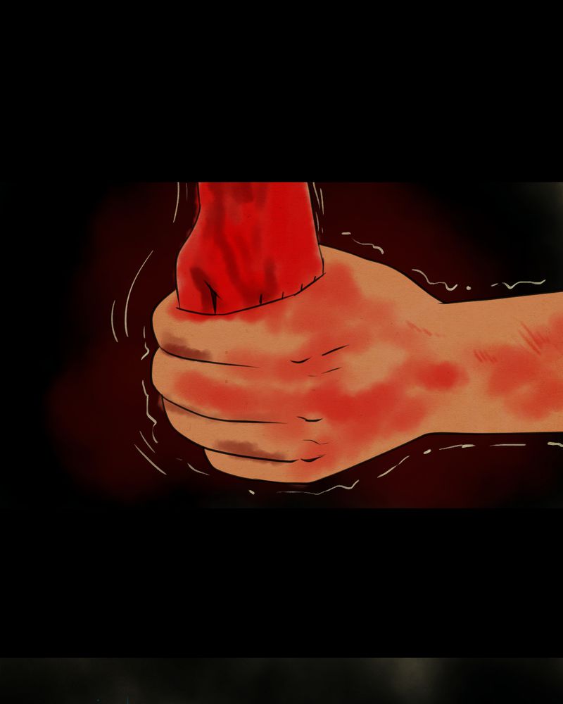 あけいろ怪奇谭漫画,第18章：半月人（下）4图