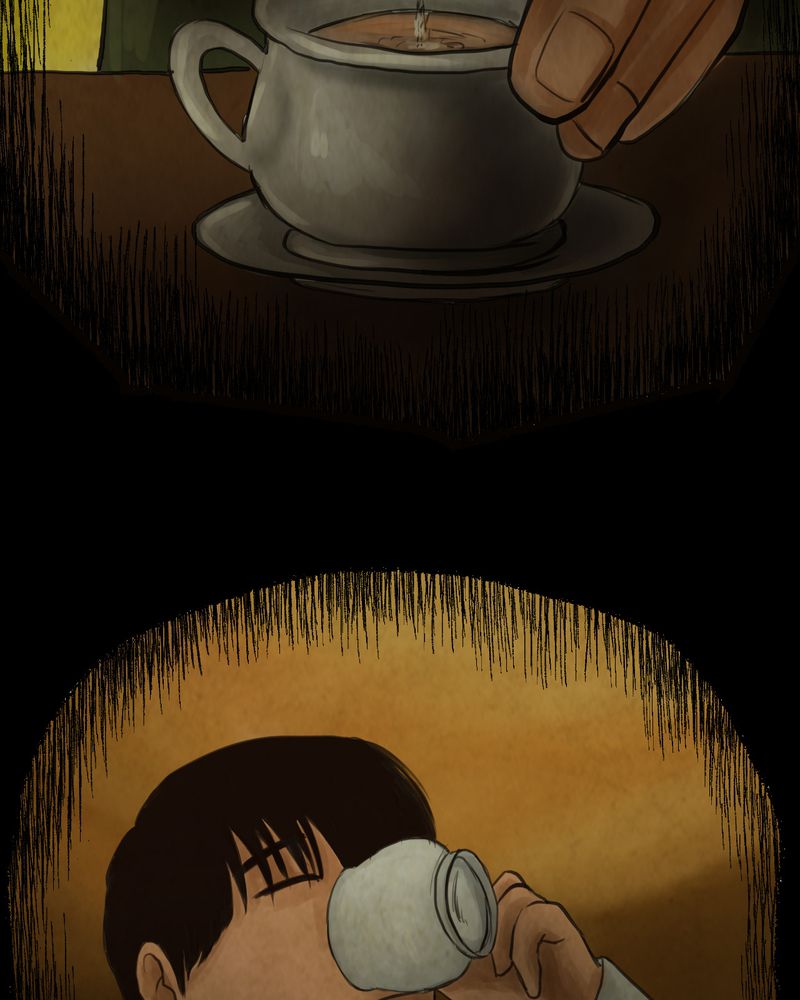 あけいろ怪奇谭漫画,第9章：长生树（下）1图