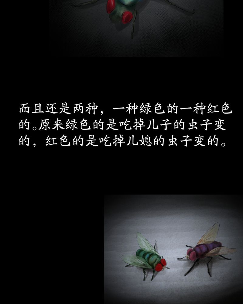 怪谈新耳袋全集漫画,第57章：大结局-苍蝇（下）3图