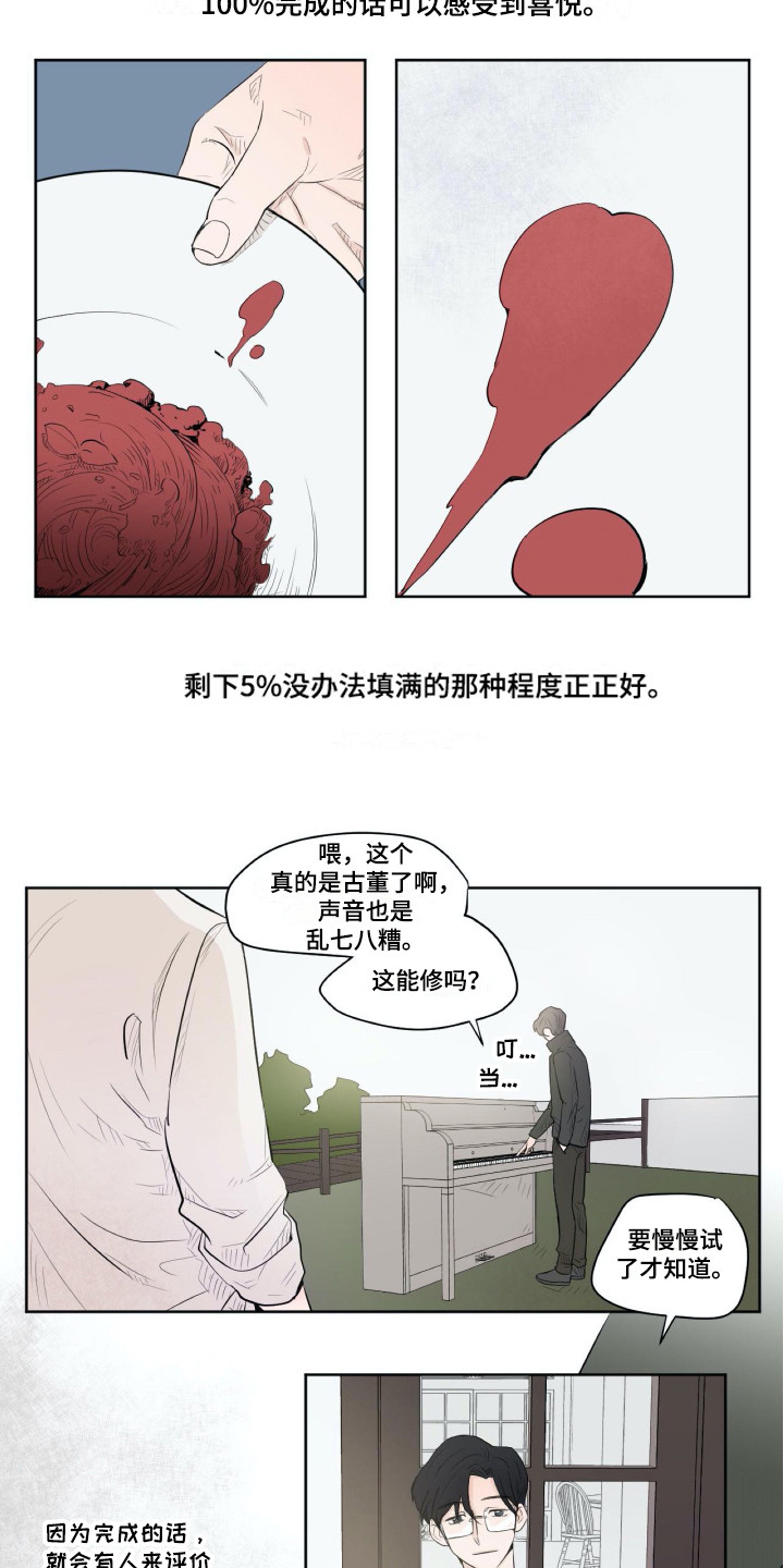 钢琴少女连衣裙漫画,第1章：耳边的旋律3图
