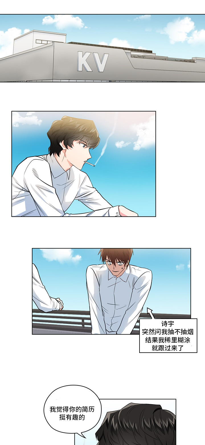 三个人的戏漫画,第2章：职场生活1图