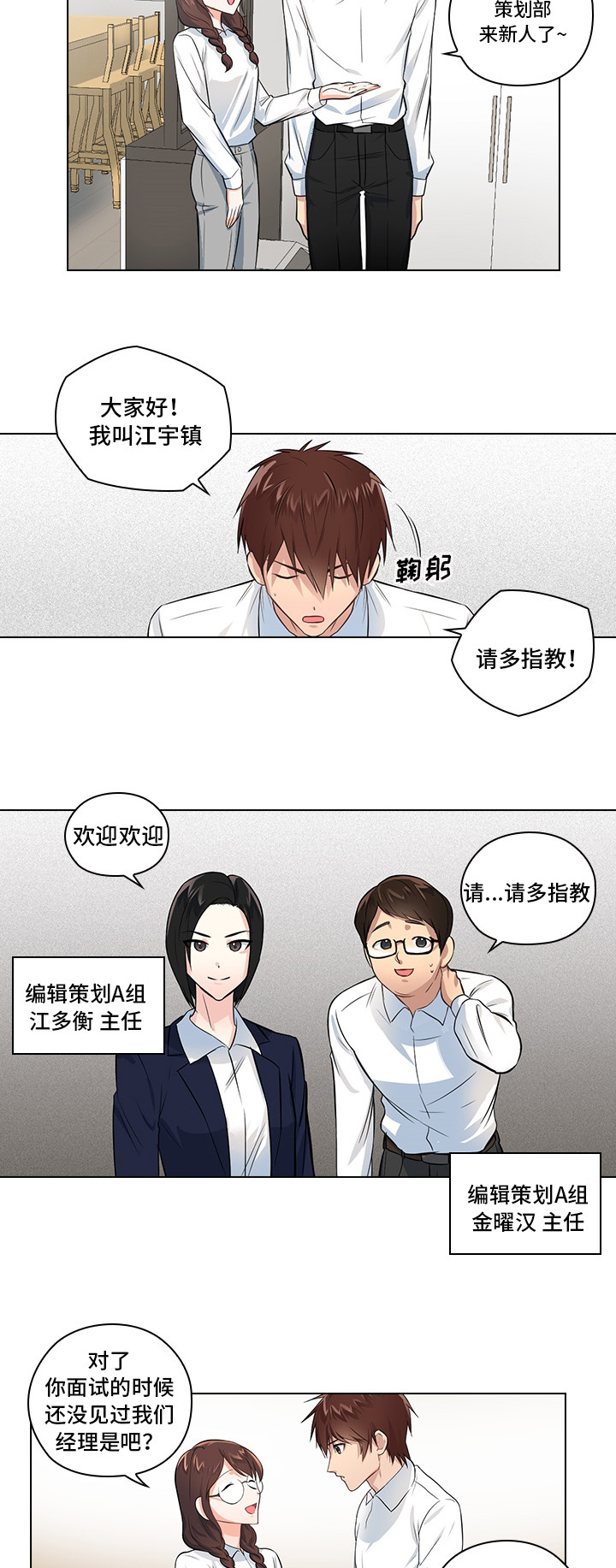 三个人的戏漫画,第2章：职场生活4图