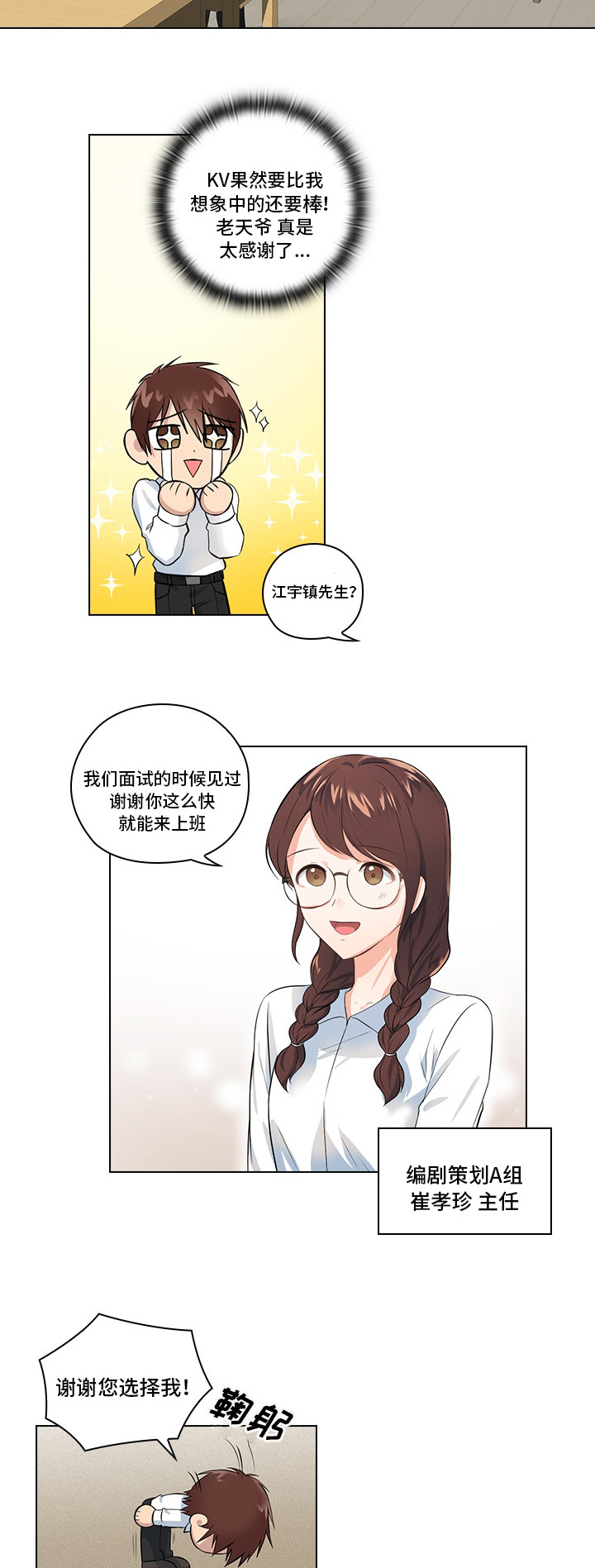 三个人的戏漫画,第2章：职场生活2图