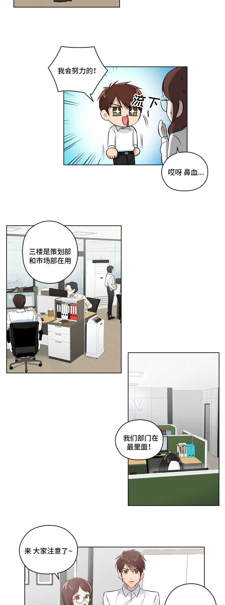 三个人的戏漫画,第2章：职场生活3图