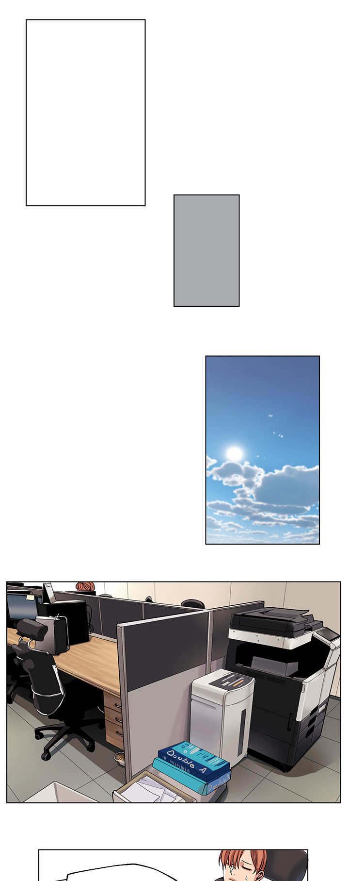 不同档次推销漫画,第28章：下车1图