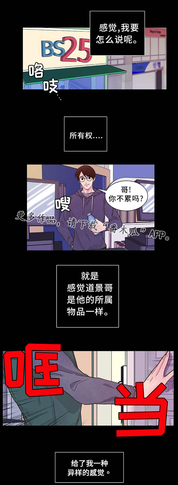 囚禁漫画,第23章：他很奇怪5图