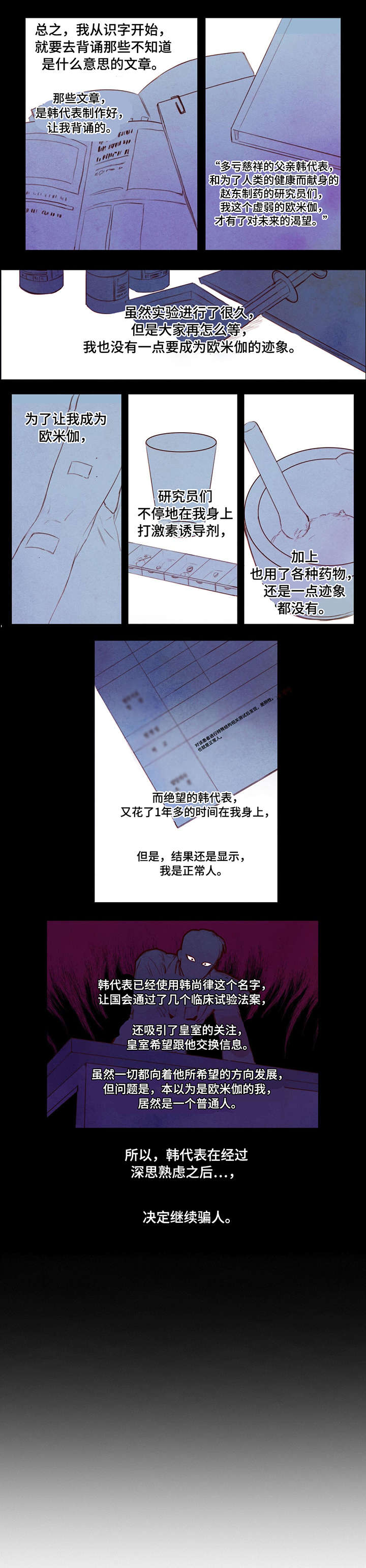 柳树下的浪漫漫画,第2章：人造欧米伽2图