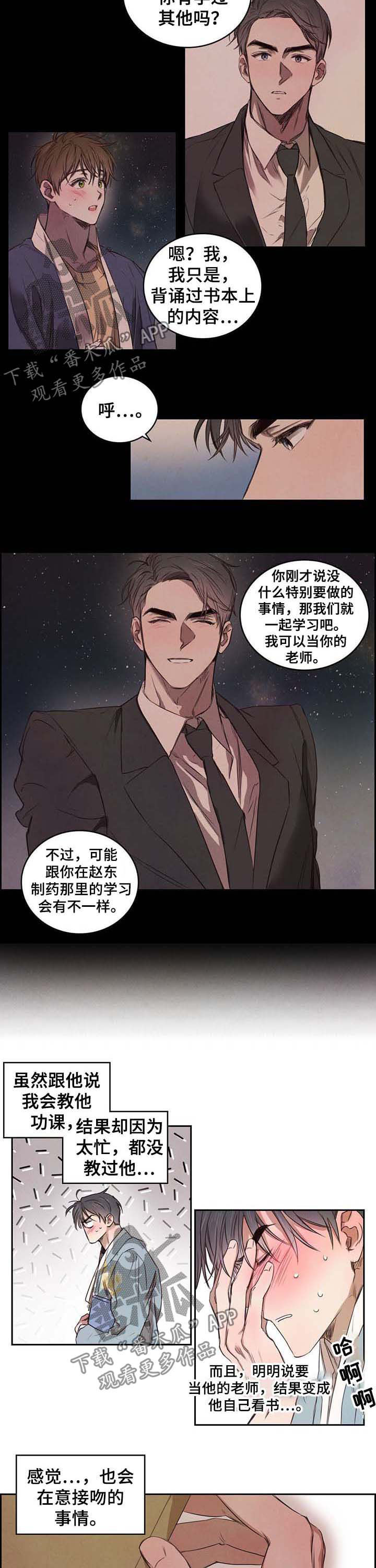柳树下的浪漫漫画,第15章：砚台2图