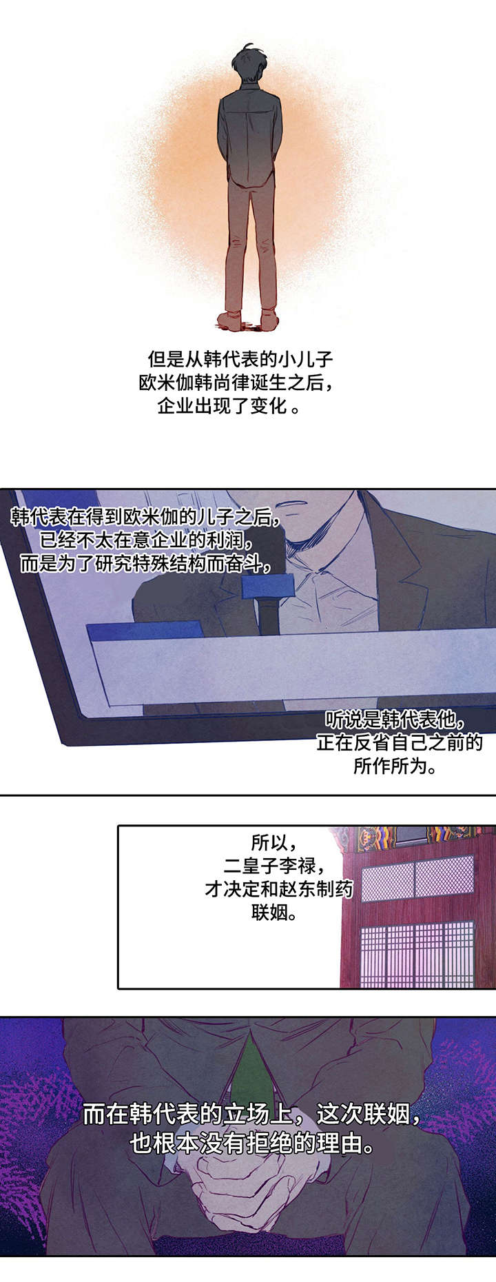 柳树下的浪漫漫画,第1章：联姻3图