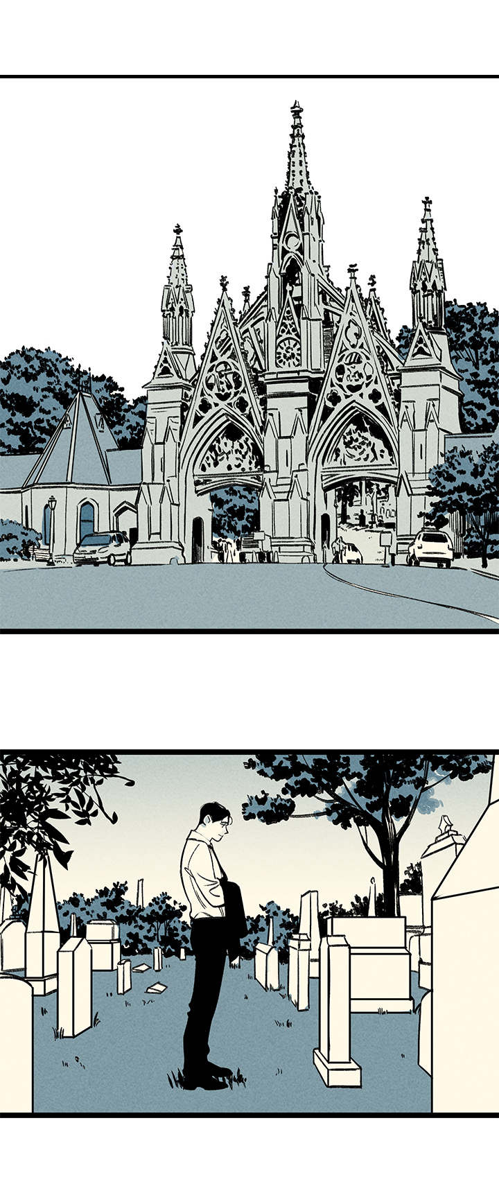 幽魂附体漫画,第10章：扫墓1图