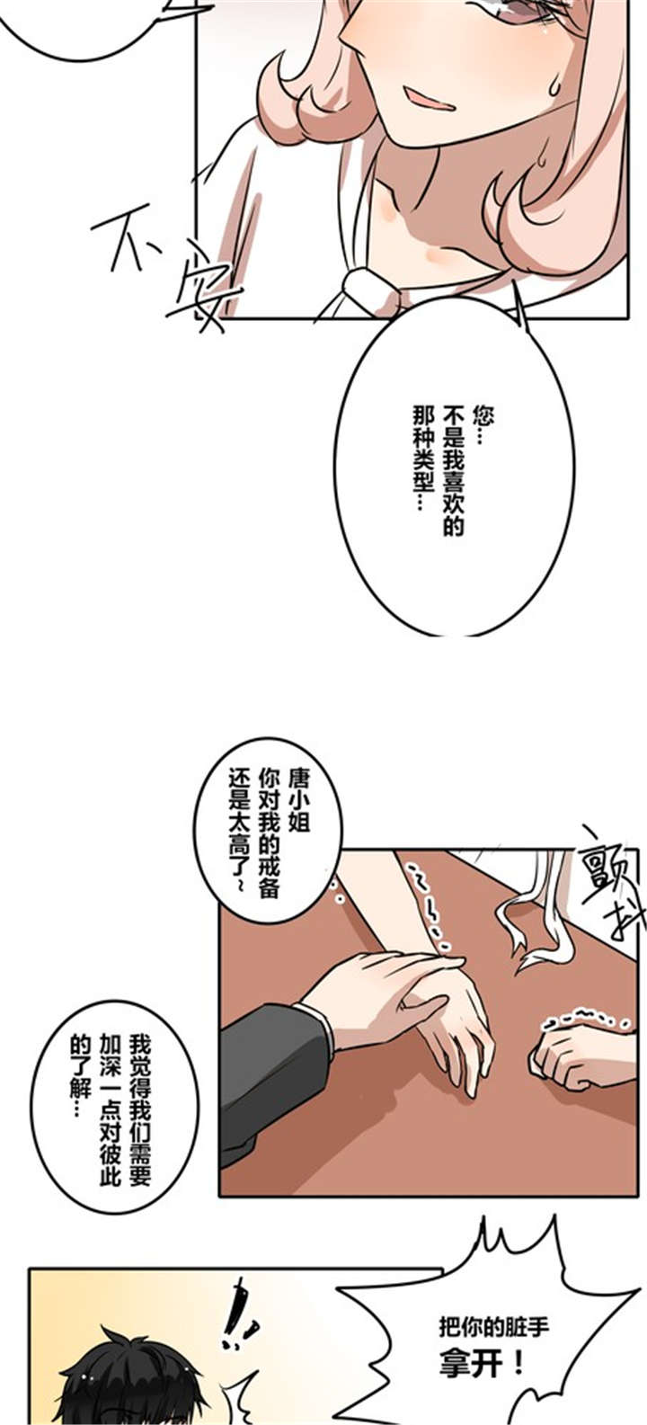 那种甜漫画,第36章：相亲4图