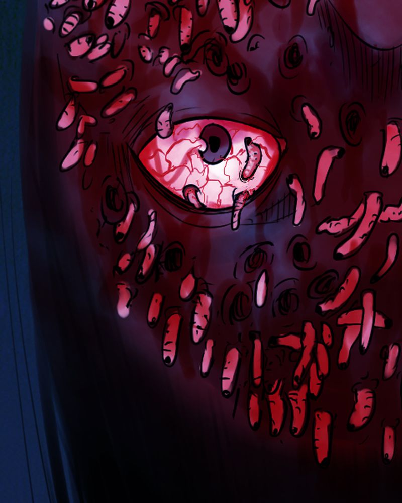 尸间线关系图漫画,第5章：自拍（二）4图