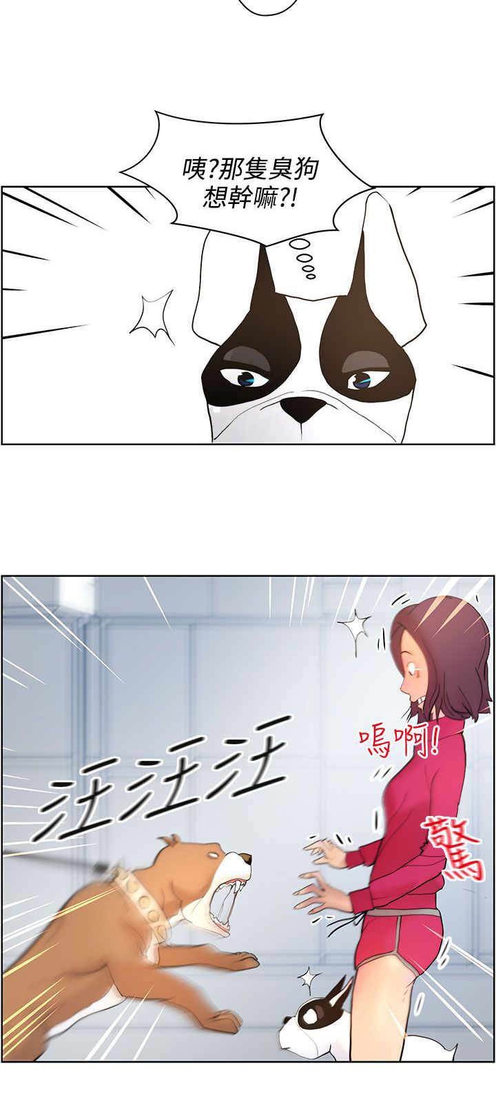 物流电话上门取货漫画,第7章：遛狗2图