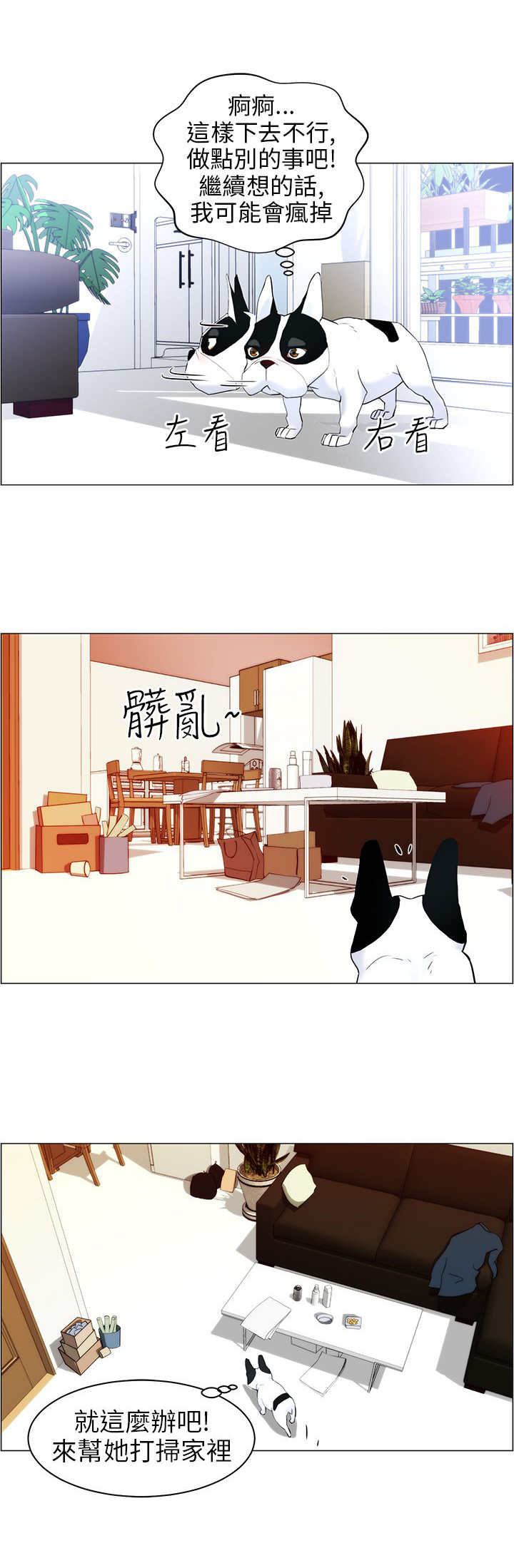 物种转换器视频漫画,第11章：做卫生5图