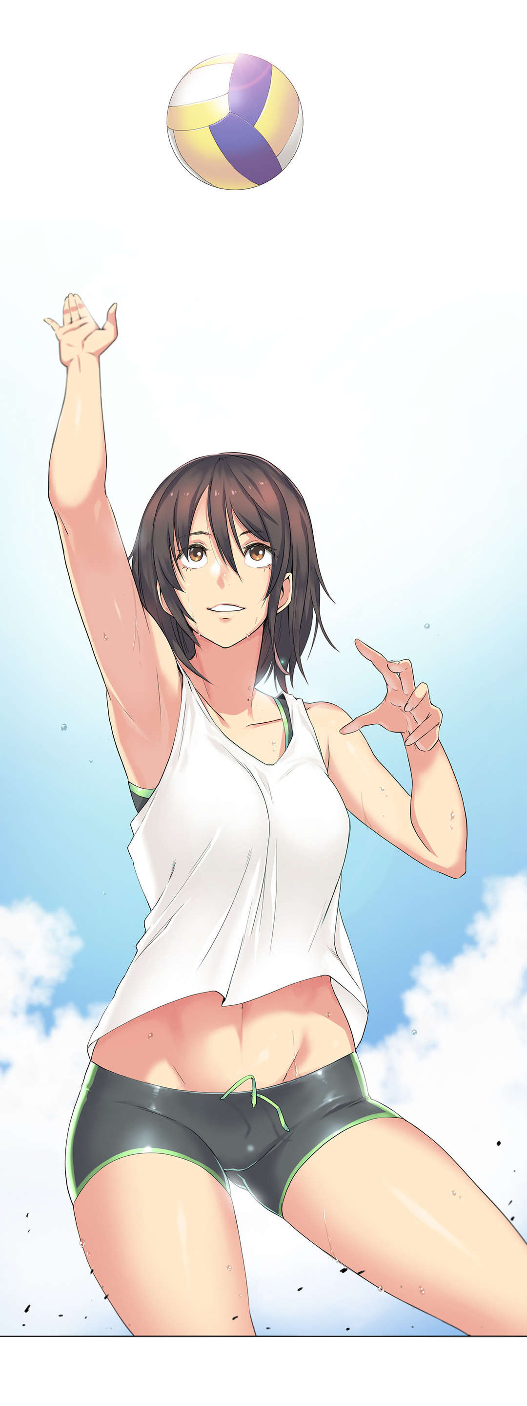 呼叫陪练员漫画,第38章：海滩爱情（三）1图