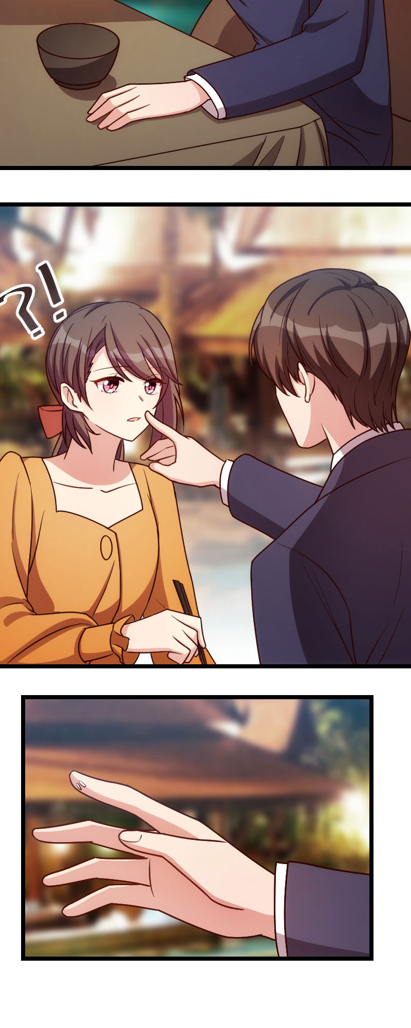 贺少的闪婚暖妻被打漫画,第147章：老公，你坐5图