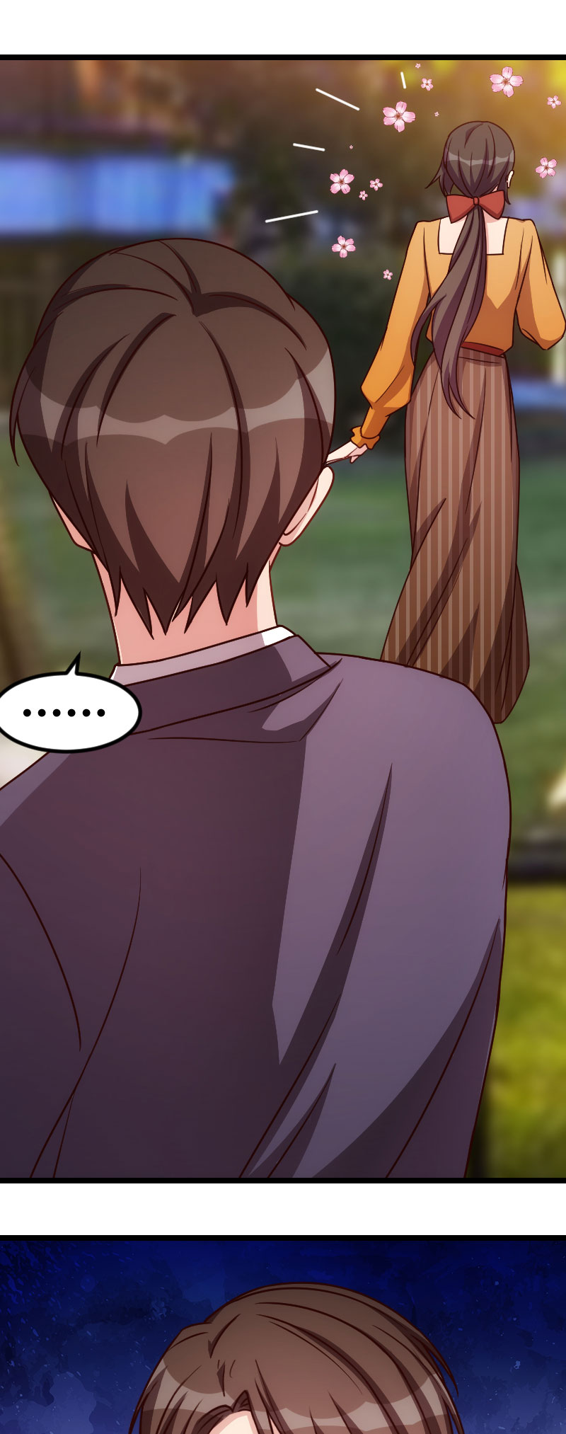 贺少的闪婚暖妻小说未删漫画,第148章：我肯定会比你高2图