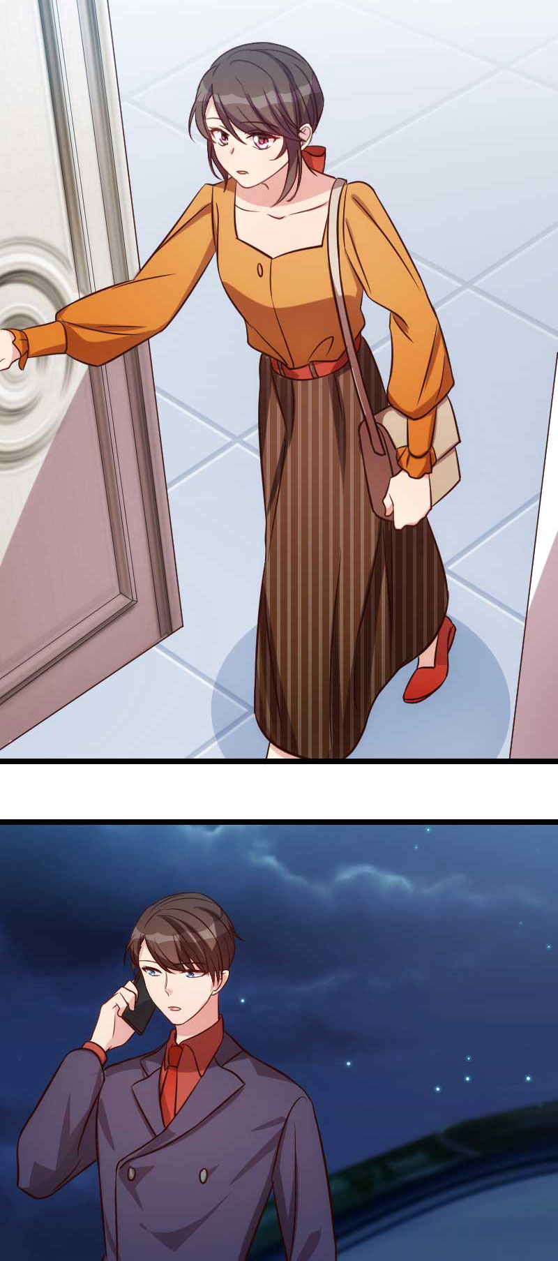 贺少的闪婚暖妻人物介绍漫画,第138章：你比我幸运2图