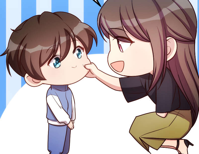 贺少的闪婚暖妻第一季免费全集漫画,第156章：开导一下2图