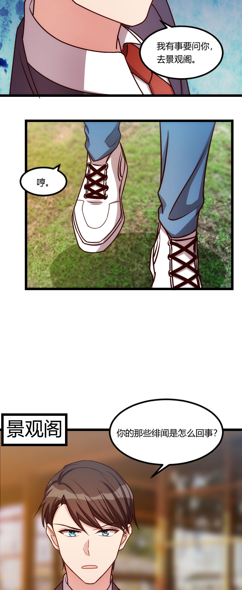 贺少的闪婚暖妻小说未删漫画,第149章：我有话和你说5图