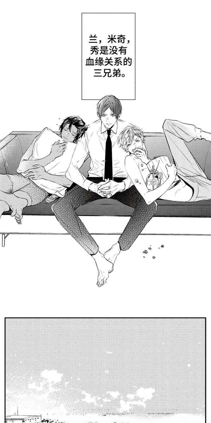 三兄弟情义漫画,第1章：三兄弟1图