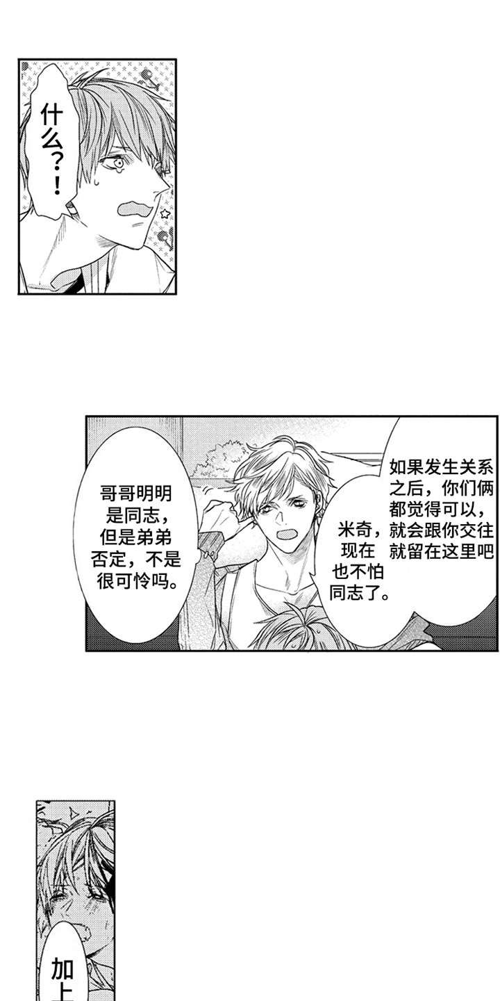 三兄弟情义漫画,第14章：表明心意1图