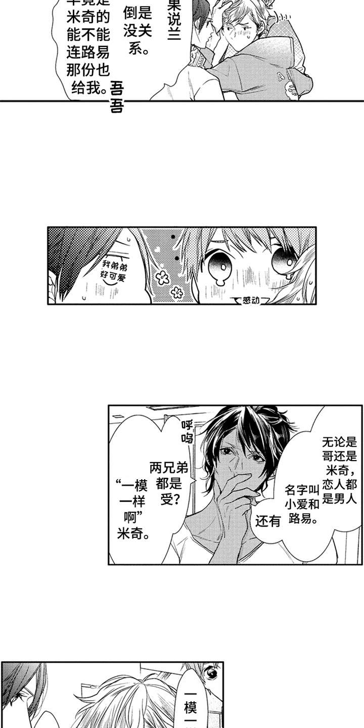 三兄弟情义漫画,第18章：亲近2图