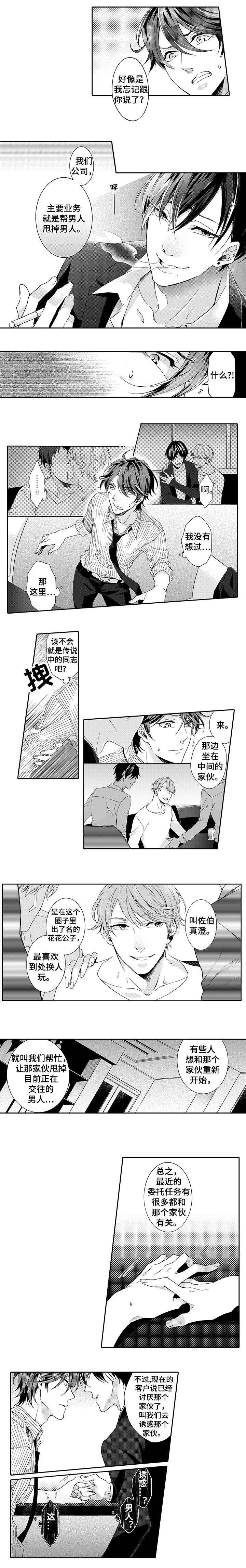 分手代理专家漫画,第2章：工作2图