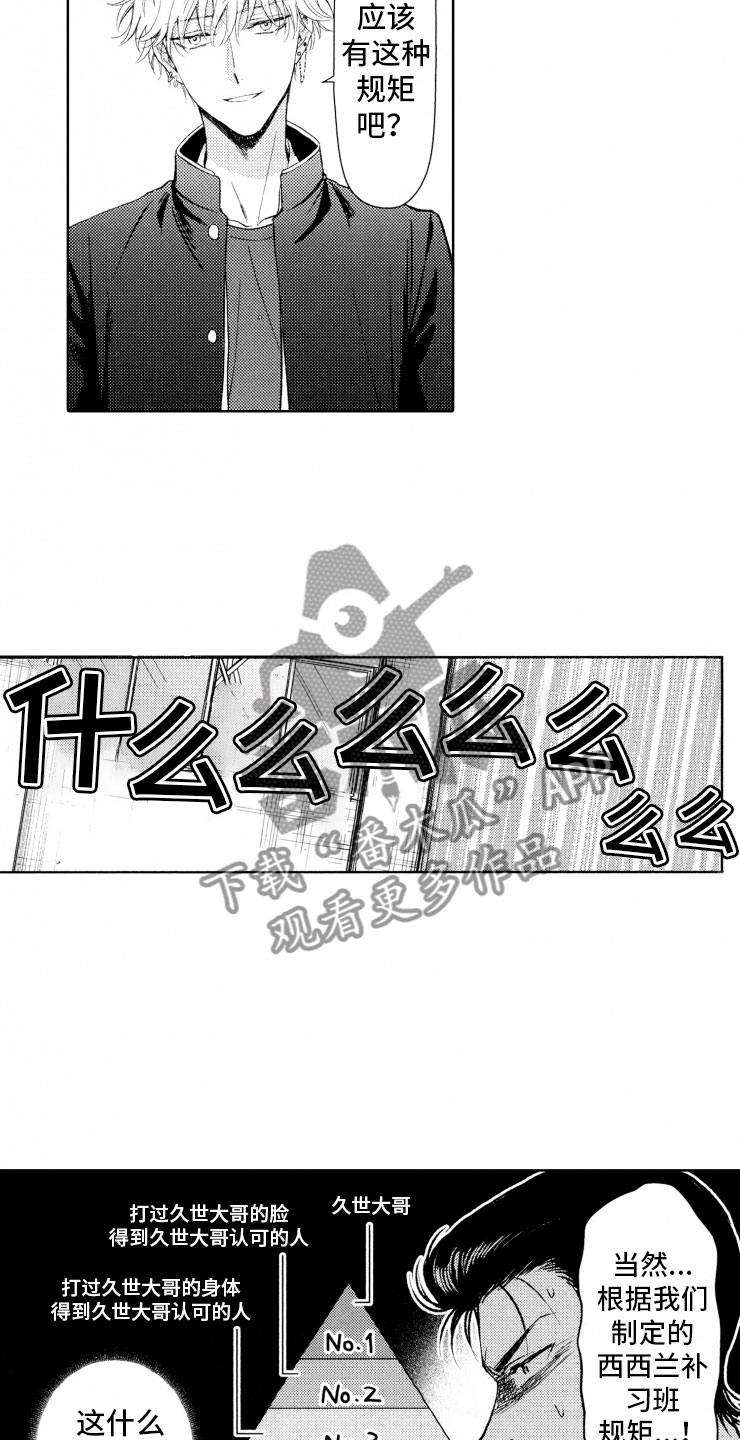 校霸不好惹后续漫画,第4章：二把手3图