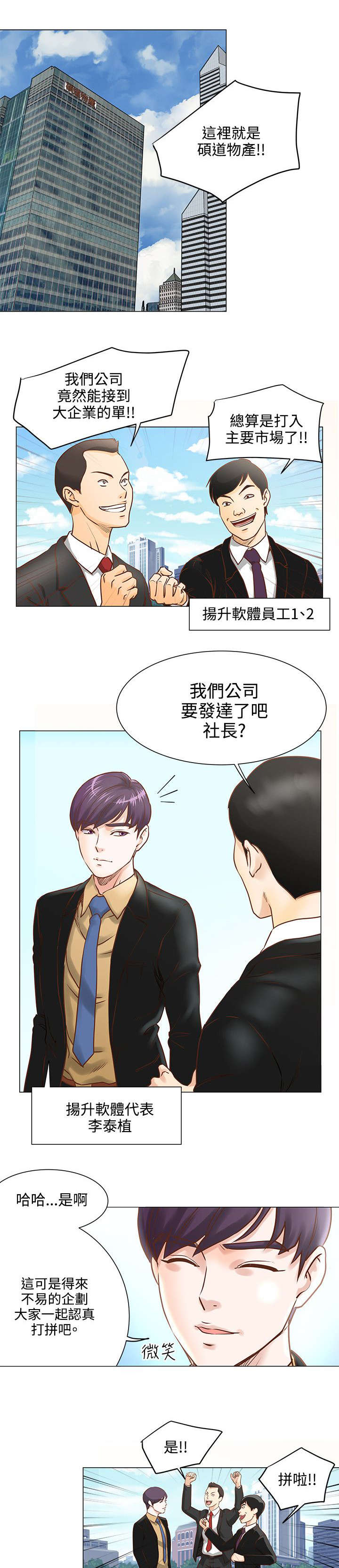 强职漫画,第9章：初恋1图