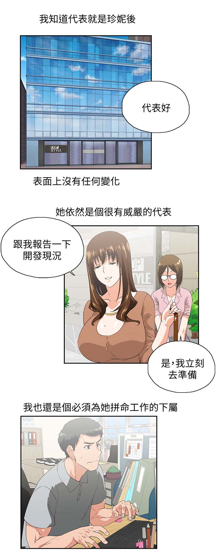 双面代表漫画,第35章：快活人生1图