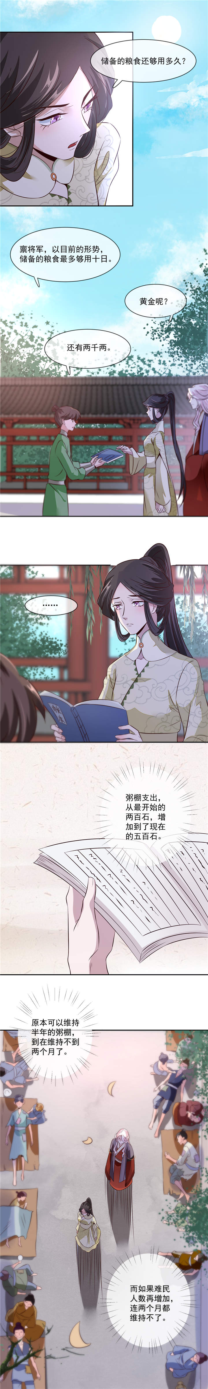 将军的小宠医漫画,第33章：赈灾的余粮5图