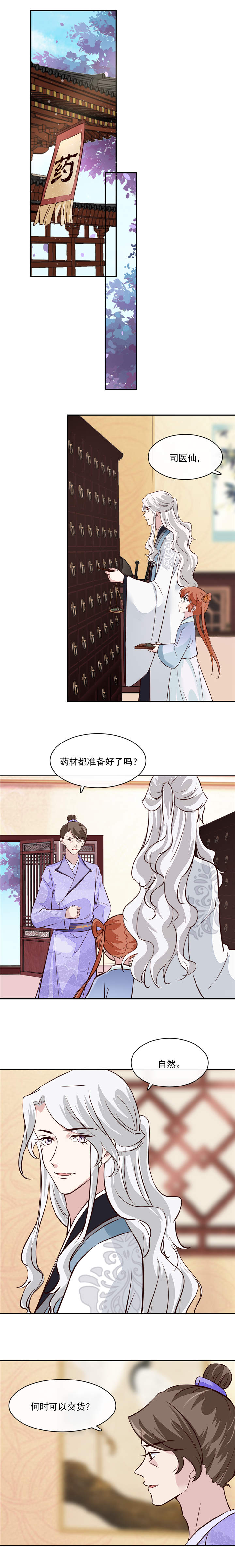 将军的小宠医漫画,第54章：你要小心4图