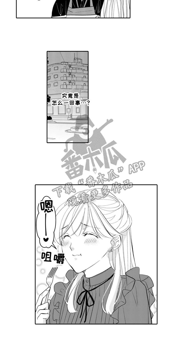 伪装伴侣漫画,第21章：有点奇怪1图