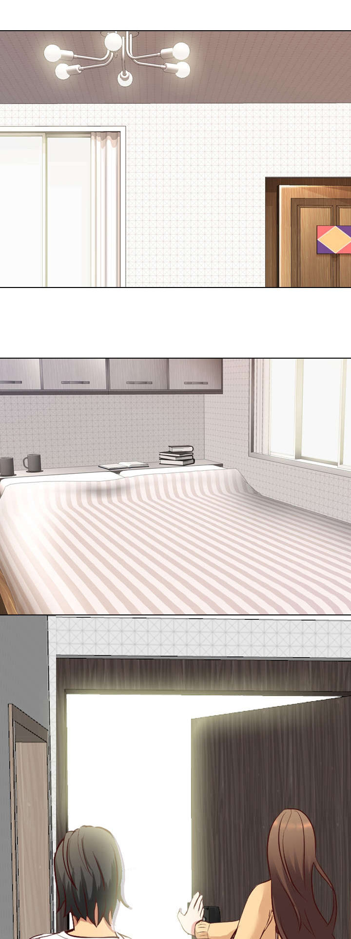 见新客户第一句话怎么说漫画,第11章：来我家1图