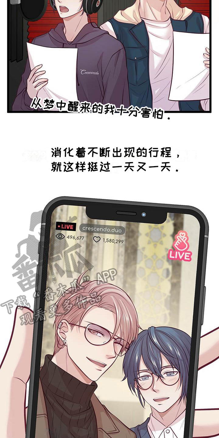 内娱新星爱豆是谁漫画,第9章：坚持下去2图