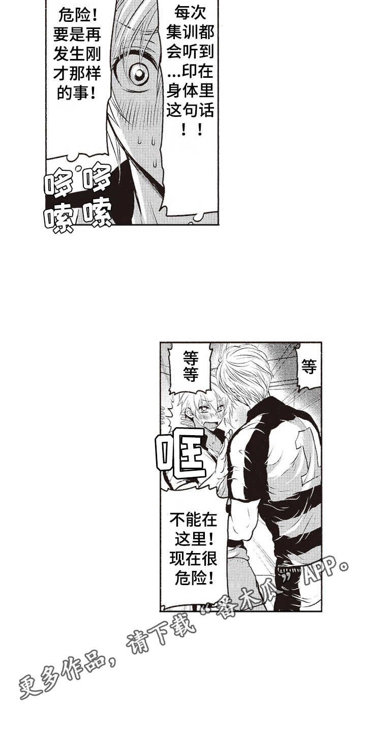 橄榄球团宠漫画,第8章：害羞3图