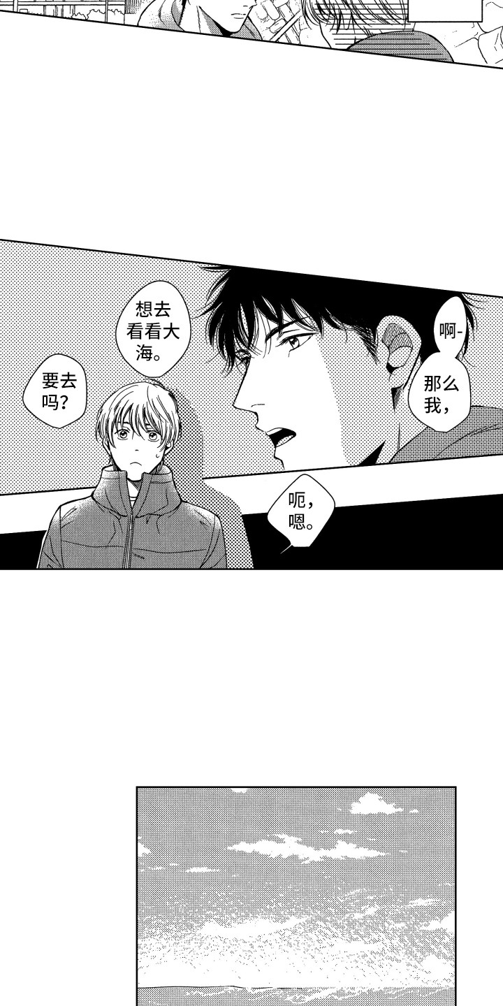 来自天堂天堂漫画,第3章：看大海2图