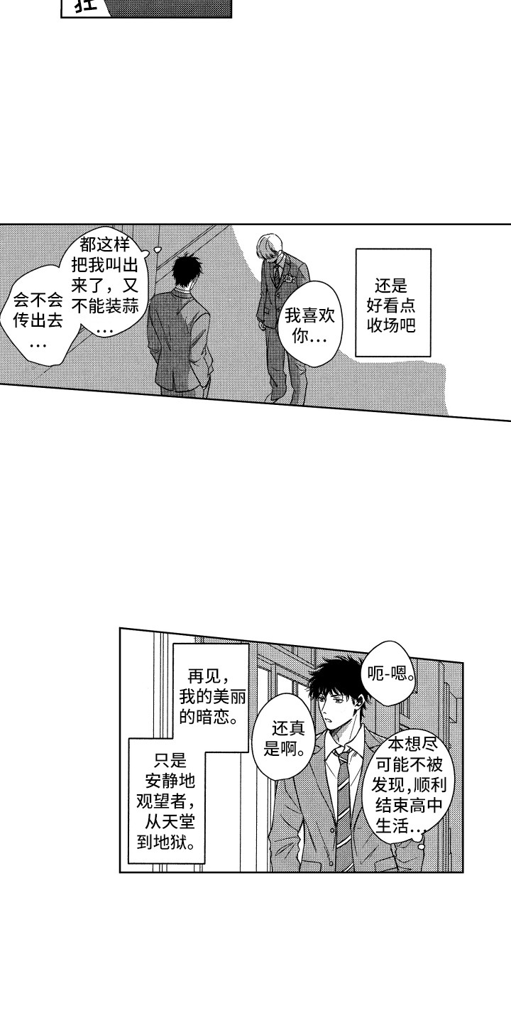 来自天堂天堂漫画,第1章：表白3图