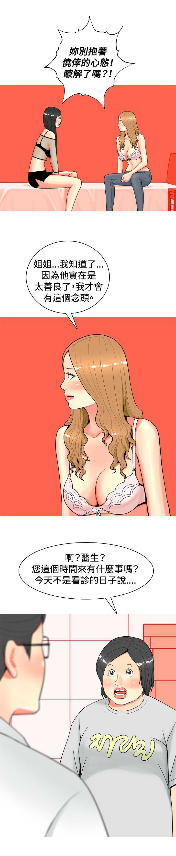 茶室女漫画,第24章：古怪的医生2图