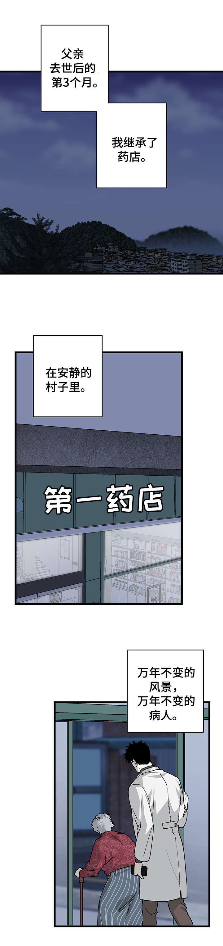 联手调查漫画,第1章：药店1图