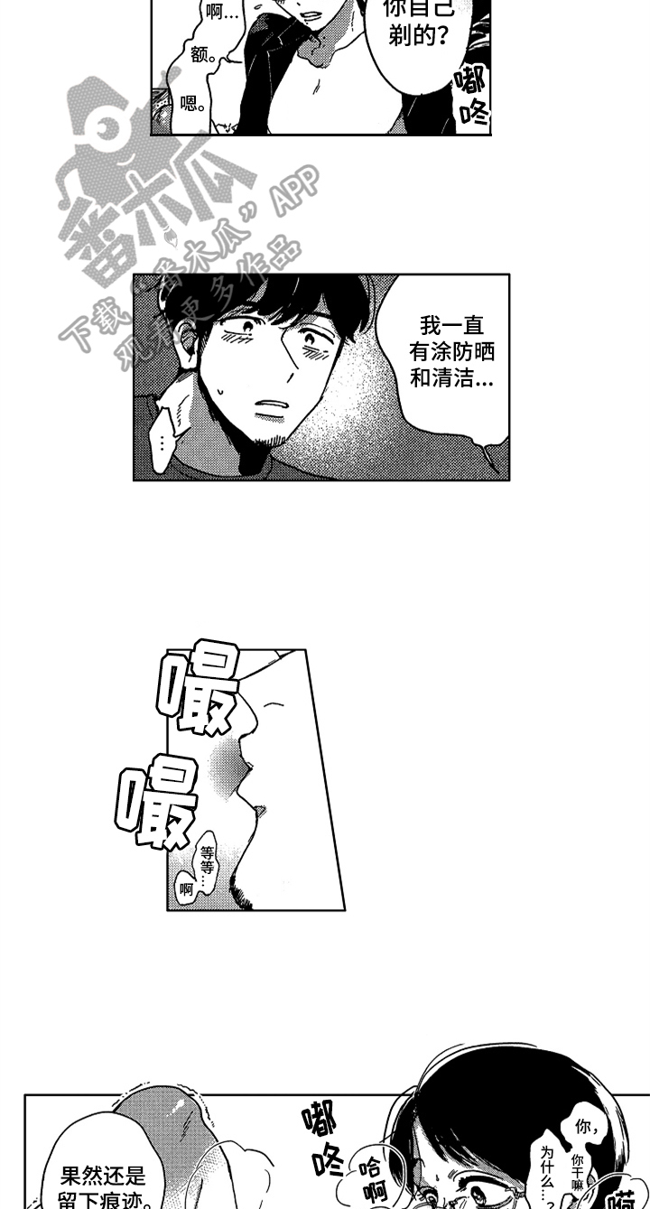 莫名依恋漫画,第12章：模特2图