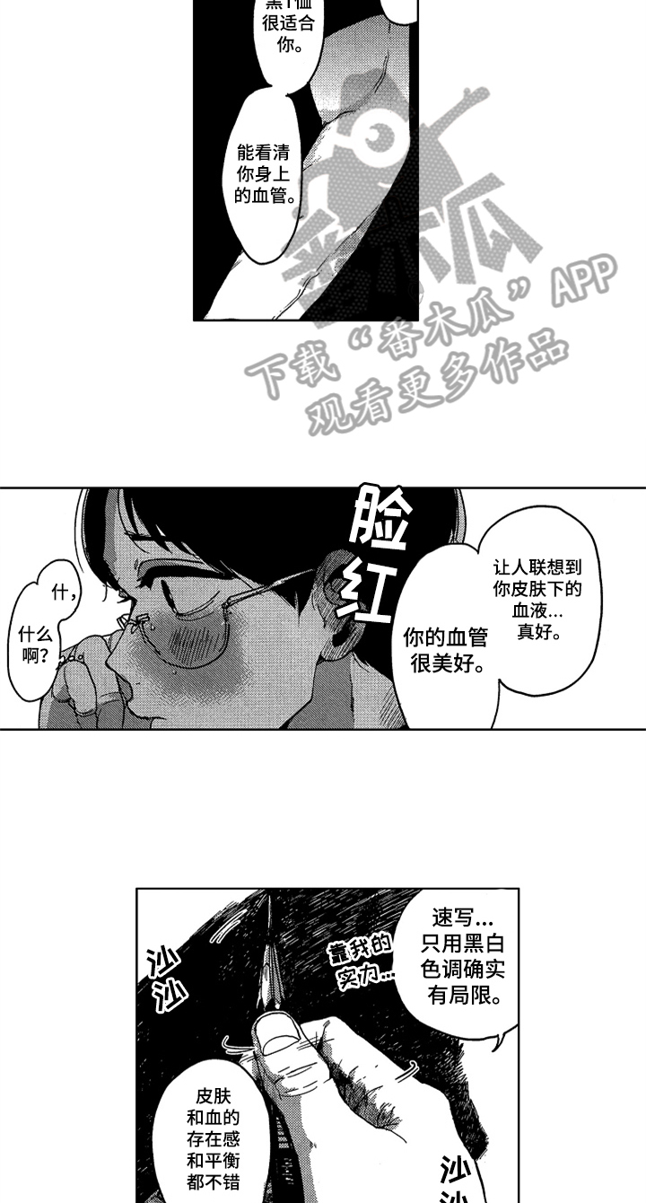 莫名依恋漫画,第12章：模特4图