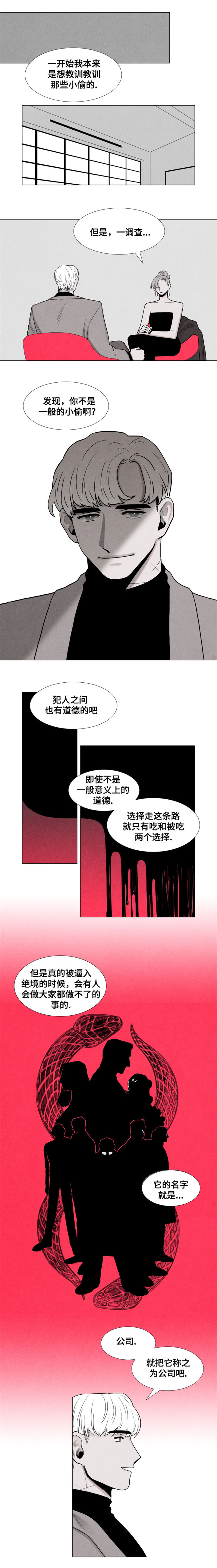 落幕漫画,第4章：公司1图