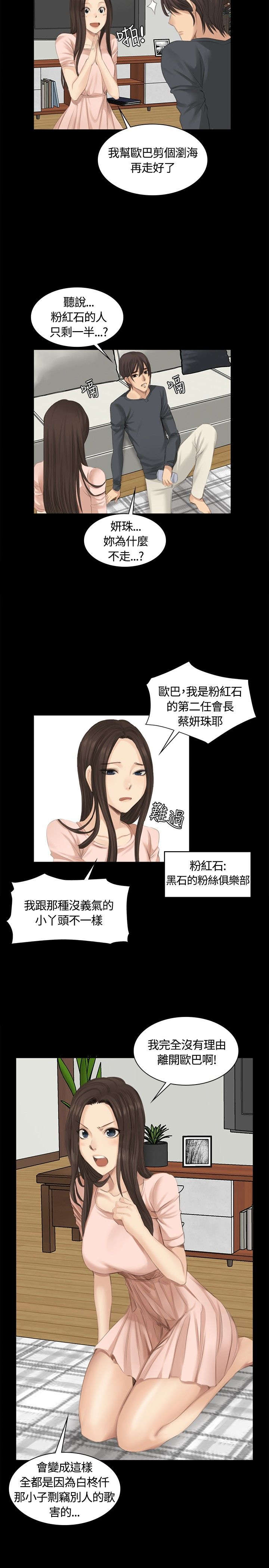 姐姐的秘密下集剧集漫画,第13章：组长的过去1图