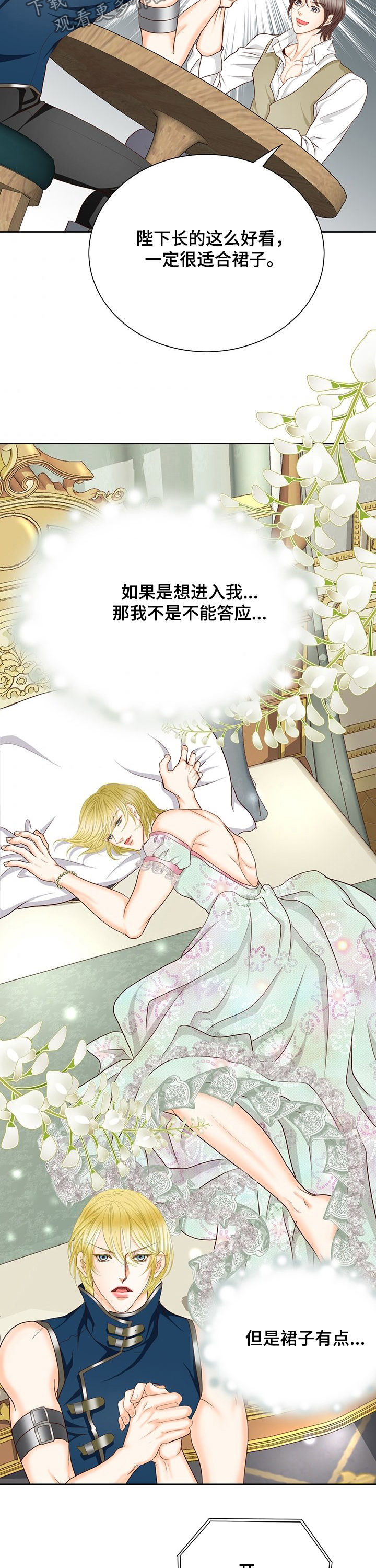 玲珑之心漫画,第134章：番外：输的穿裙子1图