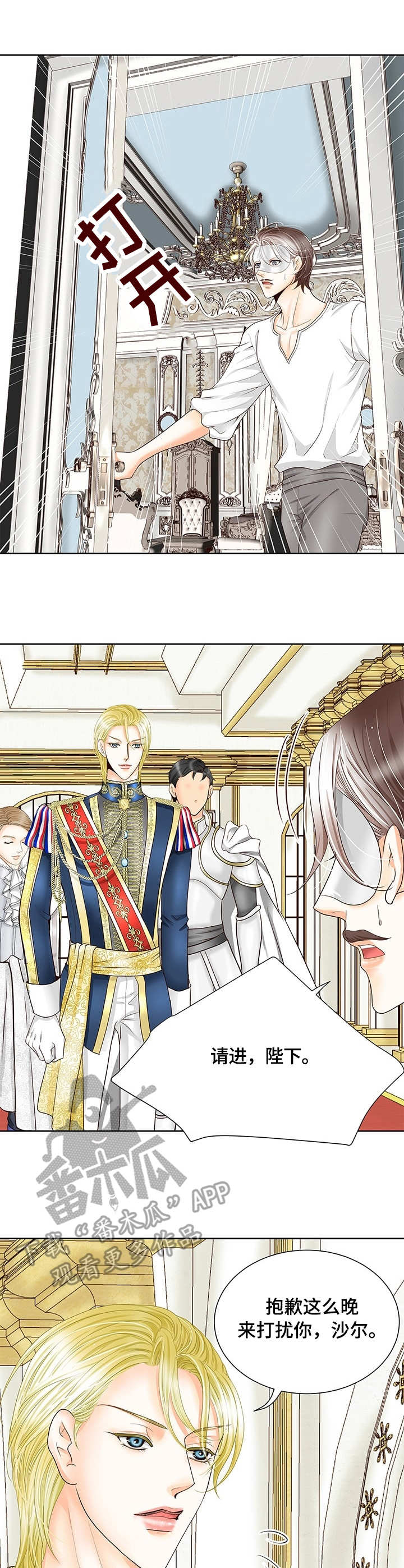 玲珑之心抖音视频漫画,第33章：来访2图